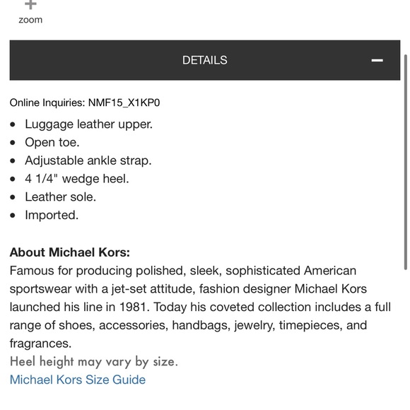 Michael Kors Josephine wedge - Picture 2 of 7